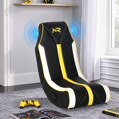 Chaise berçante de jeu vidéo pliable, audio 2.0 intégré, comète