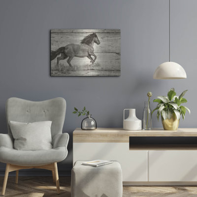 Winston Porter 'Woodgrain Antiques 01' by Gordon Semmens Metal Wall Art