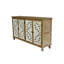 Armoire d'appoint 4 portes - Rangement pour le couloir, le vestibule. Buffet de salle à manger patiné, fonctionnel et élégant avec portes. Fait à la main, attrayant