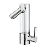 Uffizi Vessel Single Hole Bathroom Faucet with Glass Lever Handle