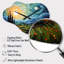 Horloge murale asymétrique Vangogh The Swaying Cypress II-106025245