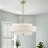 Arly 5 - Light Dimmable Drum Chandelier