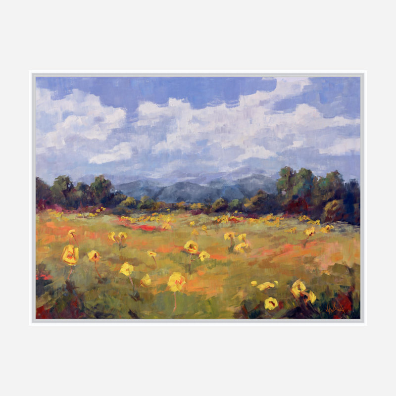 Highlands - Artist Enhanced Canvas Print, White Framed Canvas, 24" H x 30" W x 1.75" D