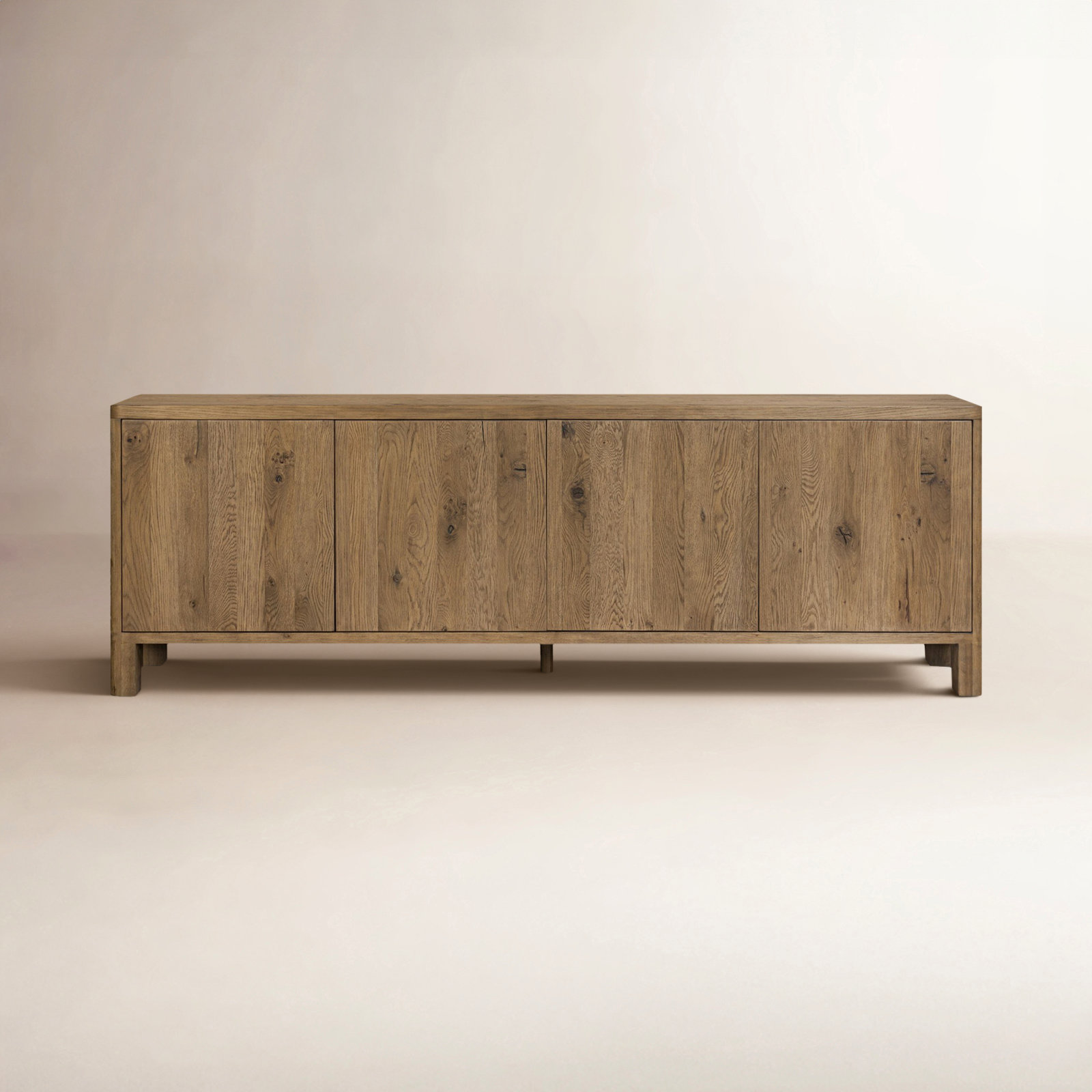 Weymouth Oak Sideboard, Resawn Worn Oak