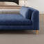 Modern Upholstered Chaise Lounger Daybed,Accent Bench With Bolster Pillows-1095173016