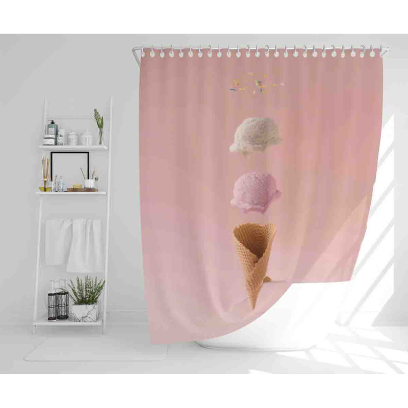 Mounir 13 Piece Polyester Shower Curtain Set