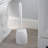 Bath Bliss Plastic Toilet Brush and Holder