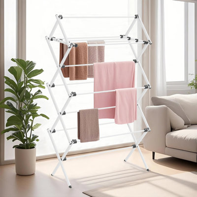 Steel Foldable Accordion Drying Rack