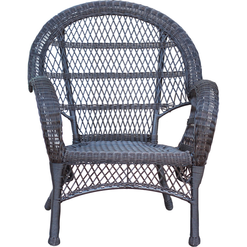Maghull Wicker Outdoor Lounge Chair, Espresso