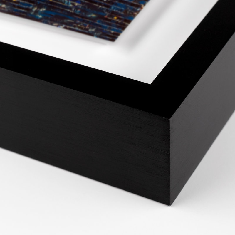 Currents Print by Brad Ellis, Black