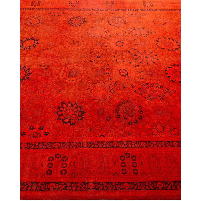 Fine Vibrance One-of-a-Kind 6' 1" X 9' 3" Hand Knotted Area Rug