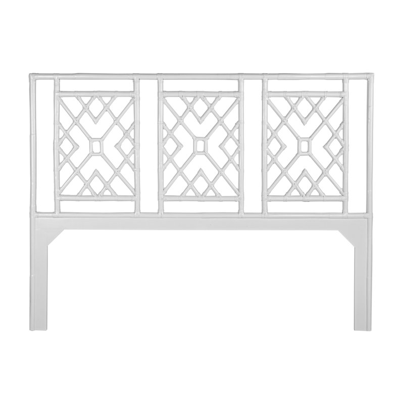 Camden Open-Frame Headboard, King, White