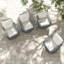 Chaise de patio pivotante avec coussins Ambrin-1504309546