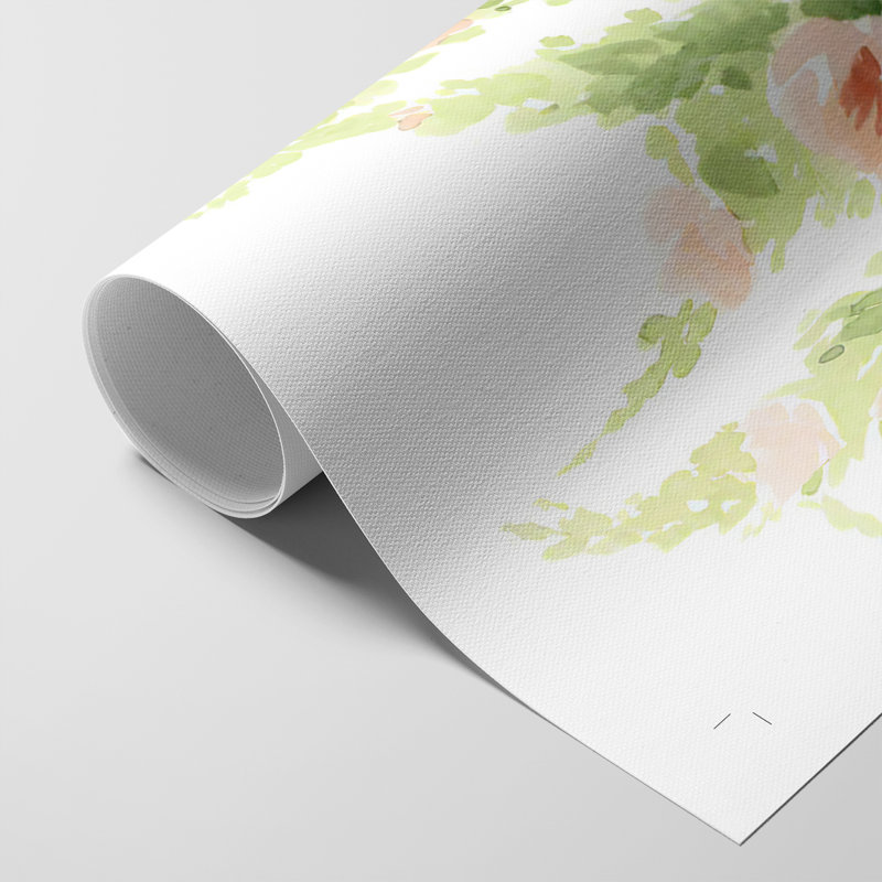 Sunlit Flora I - Impression sur toile seulement - NON-CADRE, H 27 po x l 18 po