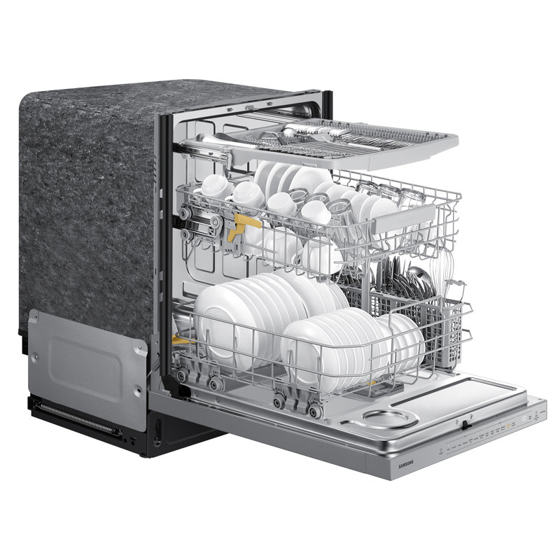 Samsung Bespoke Custom Dishwasher Panel, Navy Steel
