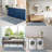 Maltese Navy Medium Washable Floor Mat-706050046