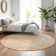 Premium Machine Washable Cerrito Orange Rug