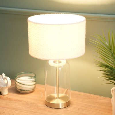 Glass Desk Table Lamp