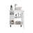 Allegra Vessel Sink Vanity With One Door Storage And Open Shelves, Freestanding Bathroom Cabinet-236768975