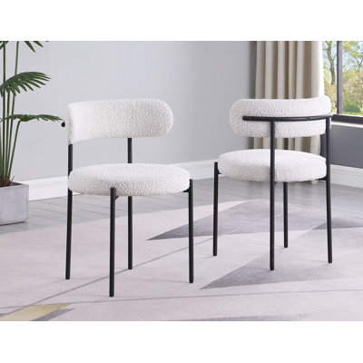 Chaise d'appoint Azianna Boucle