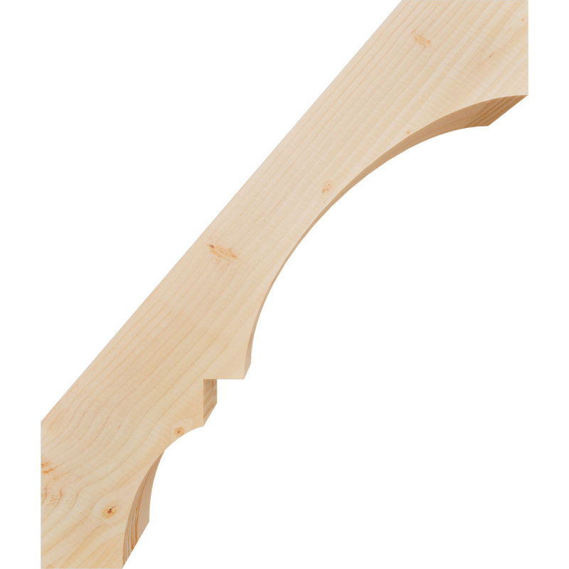 Genouillère Balboa, Sapin de Douglas, Lisse, H 28 po x l 5,5 po x P 24 po