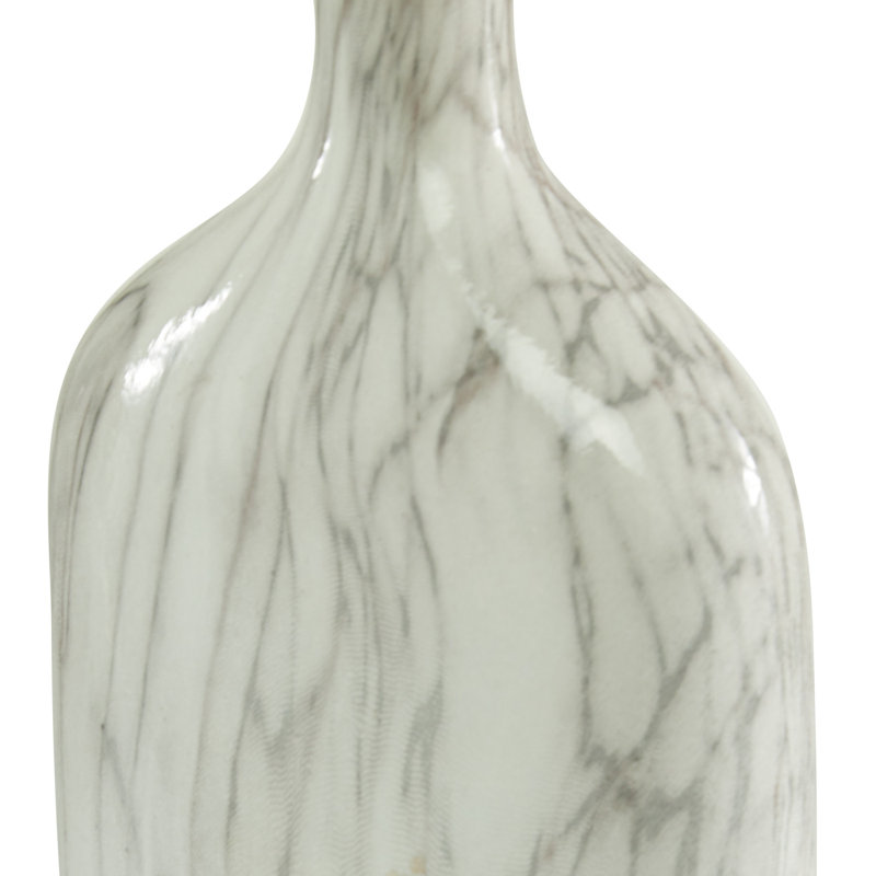 Carllene Black/White/Gray Ceramic Table Vase Set