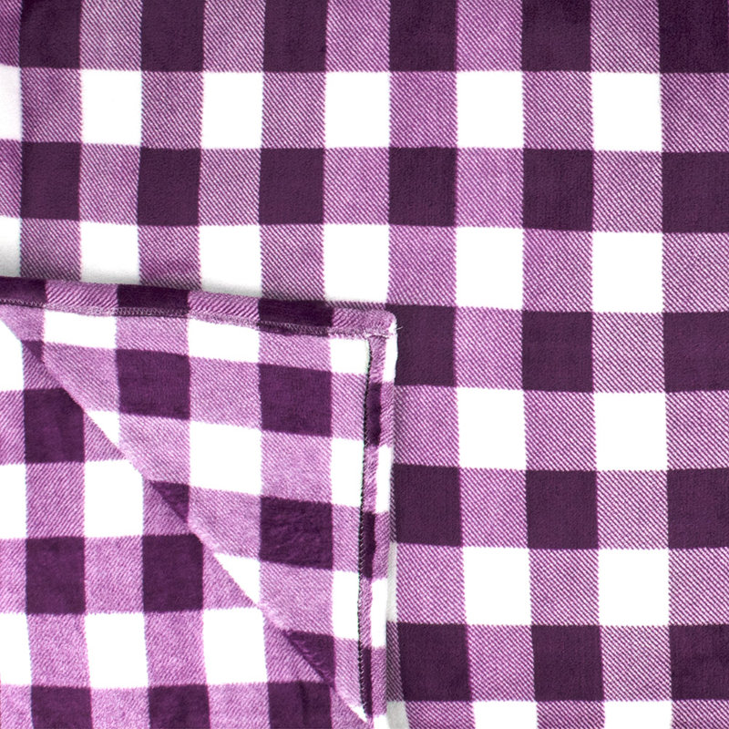  Couverture super douce et confortable, 60 po x 80 po, Mauve