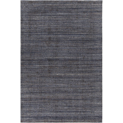 Citizen Textured Handmade Denim/Gray Wool Area Rug