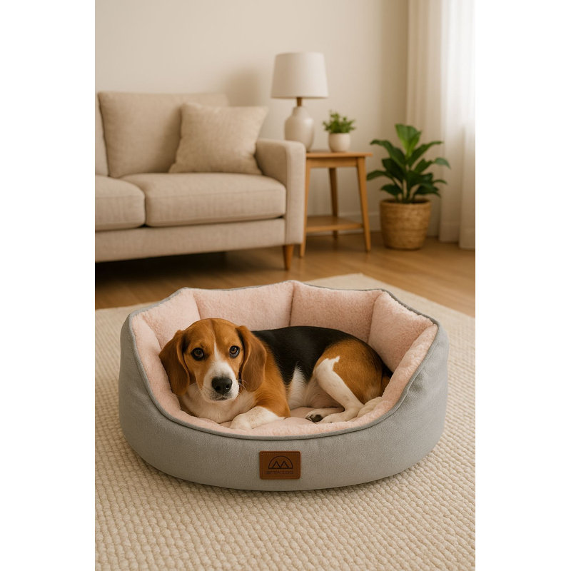 Lit pour animal de compagnie, L 19,7 po x l 17,7 po, Rose