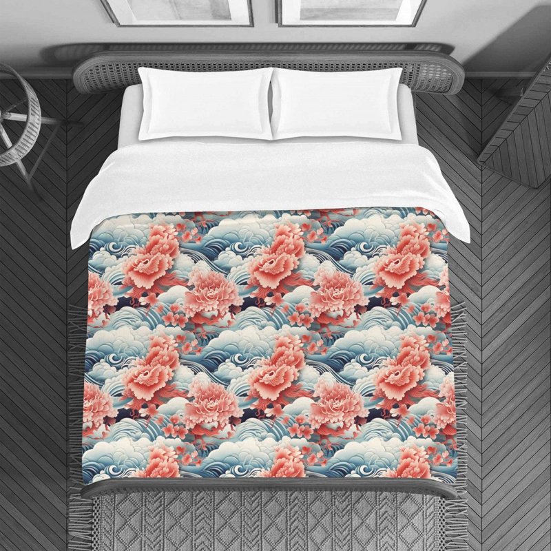 Elegant Wave Bedding, King Duvet Cover
