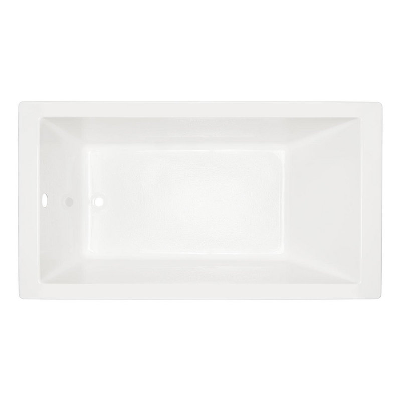66" X 36" Sitka Acrylic Drop-In Soaking Tub, White