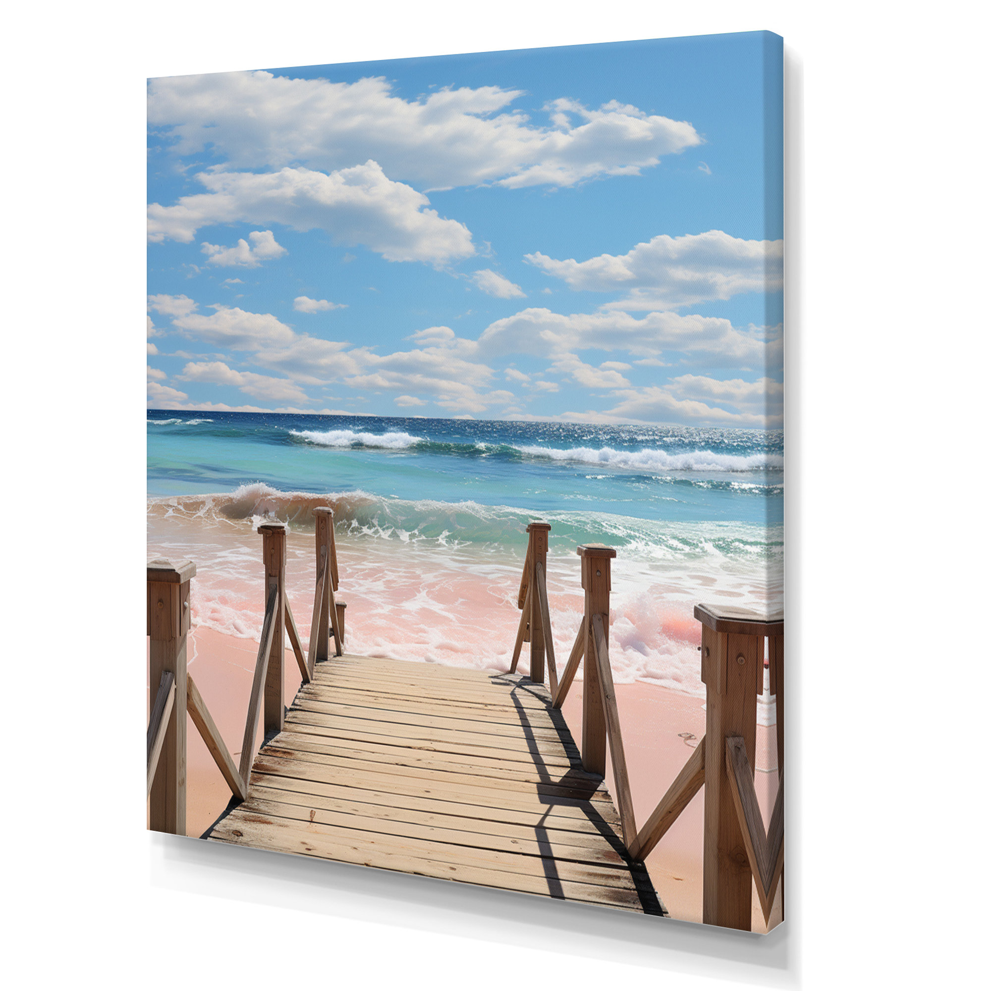 Dovecove Beach Photo Tranquil Tide VI - Nautical & Beach Canvas Prints ...