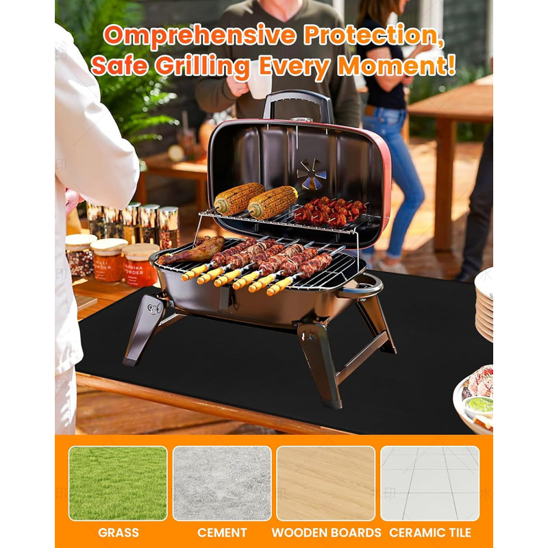 Tapis sous le barbecue 52X40in