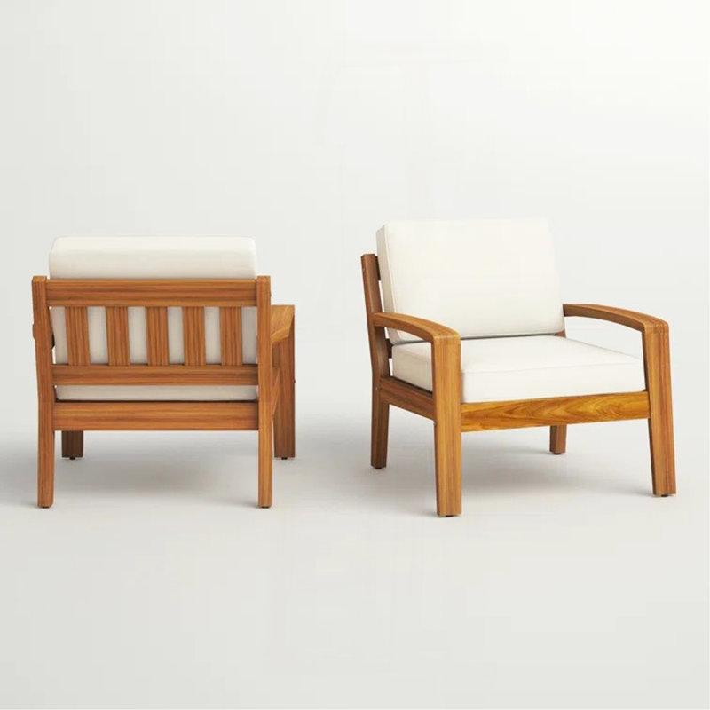 [Single Chair] Grenada Club Chair, Beige, Rustic