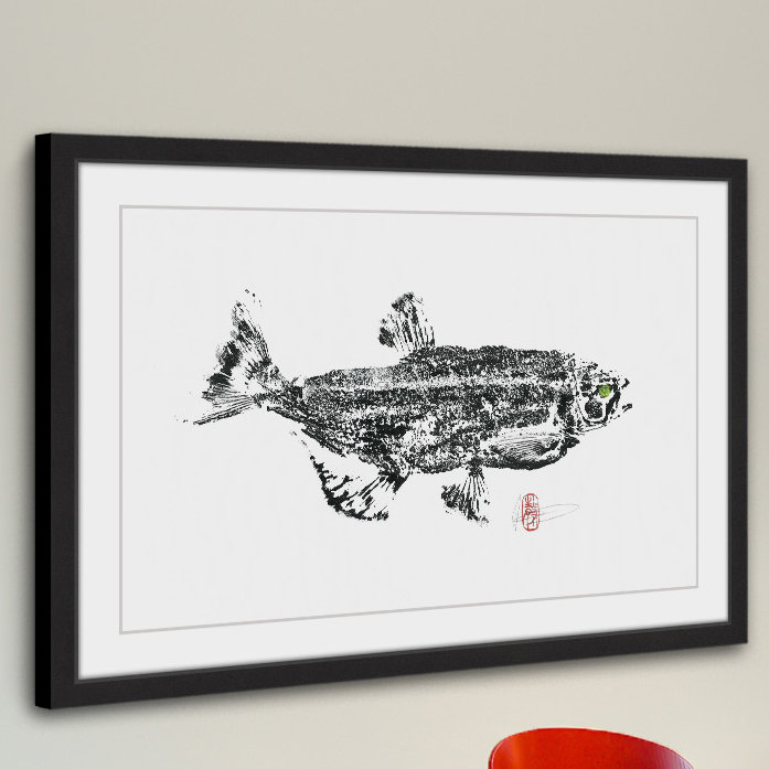 « machaca », reproduction d’art encadrée, H 20 po x l 30 po x P 1,5 po