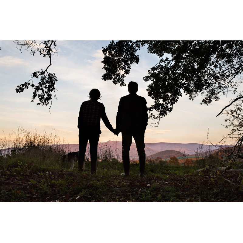 Couple In Forest by Halfpoint - Wrapped Canvas Print, 51cm H x 76cm W