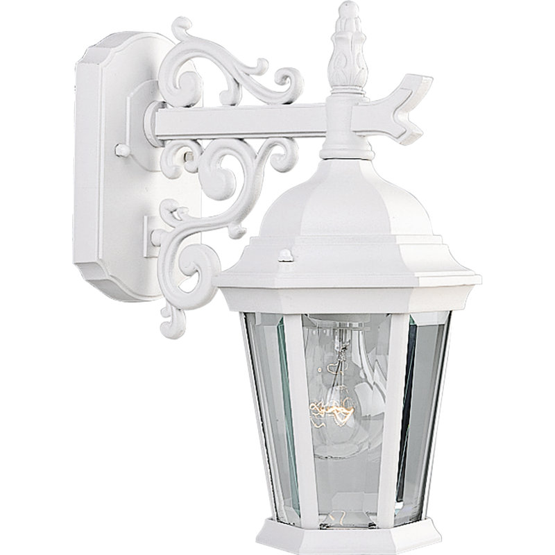 Rawson Wall Light, Black, 100 W Medium Base