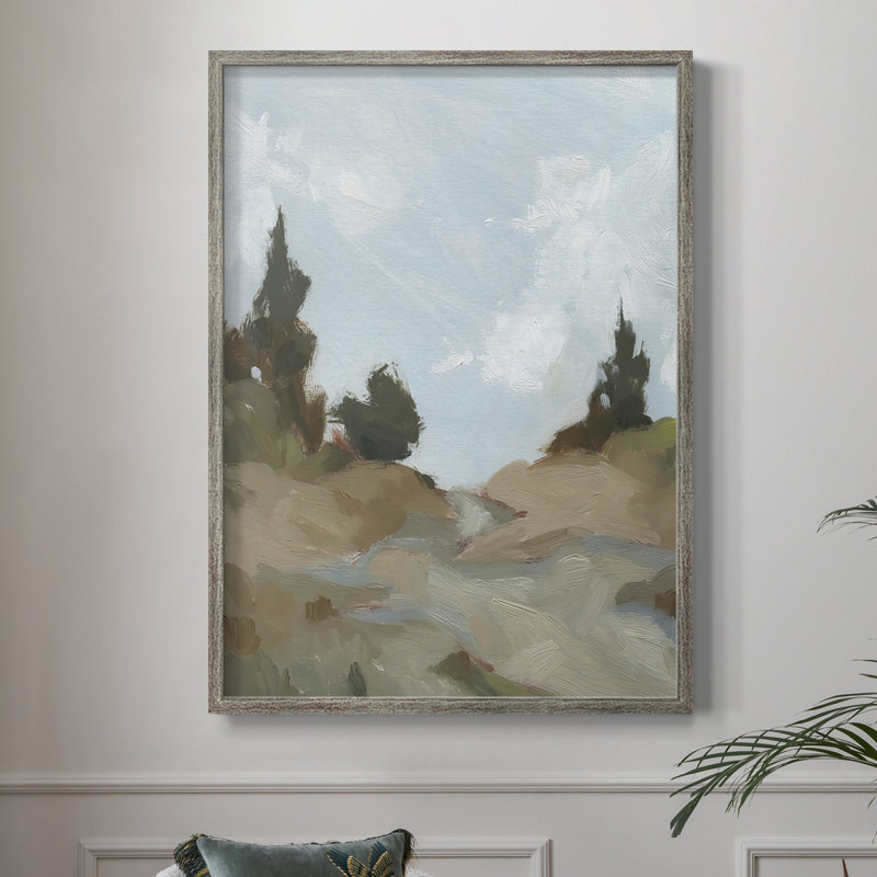 Reproduction d'art encadrée West Trail, H 15 po x l 12 po