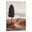 «Route de campagne avec cyprès, Toscane, Italie», reproduction de photo sur toile tendue-20814432-72663529-72654402