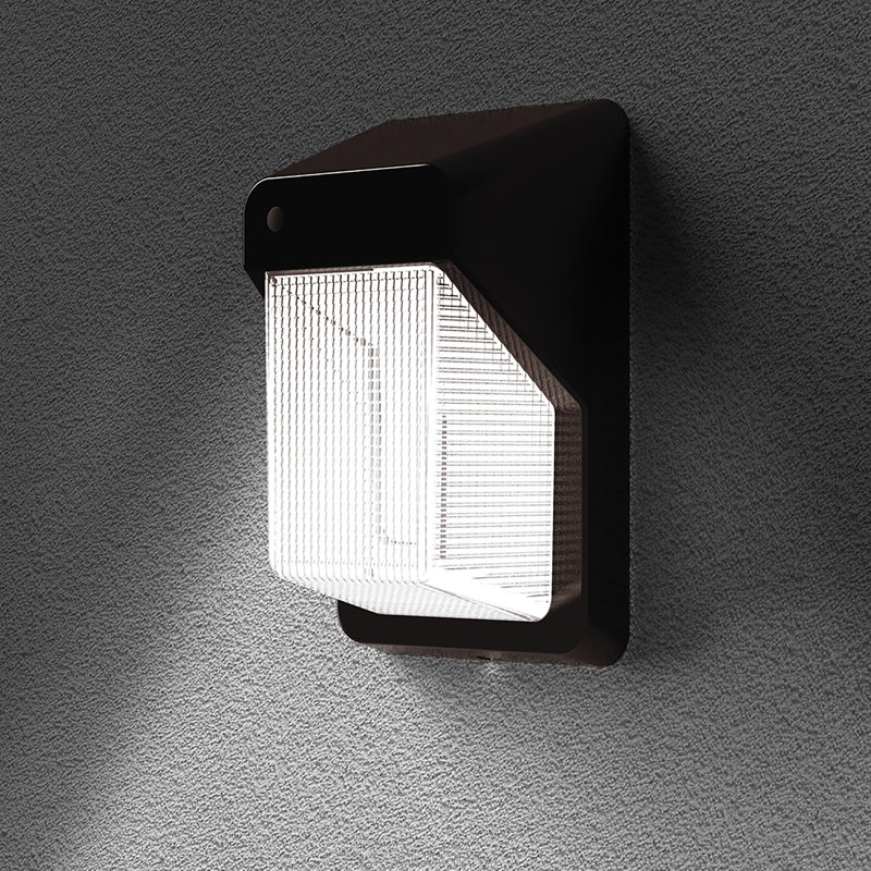 Ensemble d'éclairage mural au-dessus de la porte - 3000 lumens - 4000K - Bronze