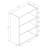 Transitional Bookshelf, Bookcase,-1176931699