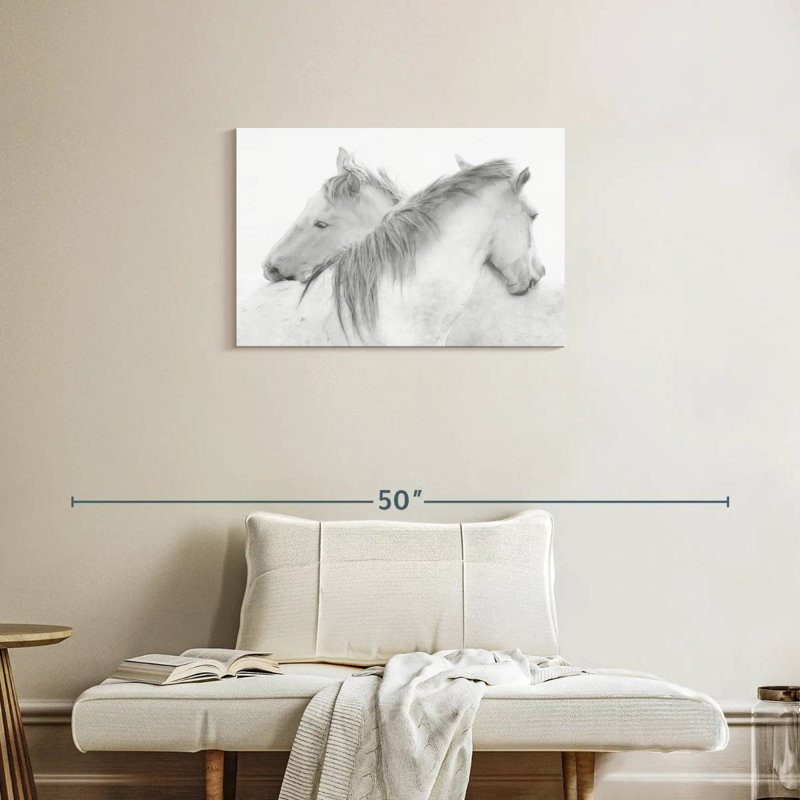 Brampt Stas Horses, 20" H x 30" W