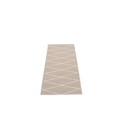 Flatweave Brown Indoor/Outdoor Use Rug