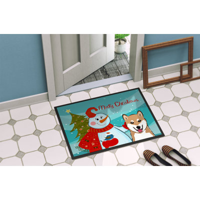 Barnabus Non-Slip Christmas Outdoor Doormat
