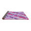 Tapis rose à motif géométrique Gemella-870586781