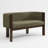 Compact Two-Seater Upholstered Loveseat with Solid Wood Frame and Polyester Fabric-896041469-896041471