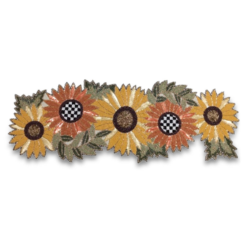 Sunflower Beaded Table Runner