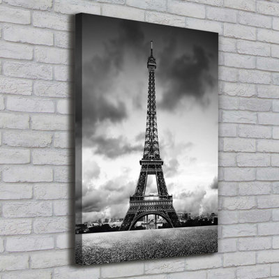 Eiffel Tower Paris - Wrapped Canvas Print