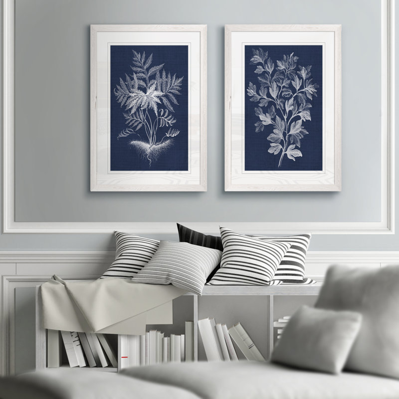 " Lustr Foliage Chintz I " by Vincent Van Gogh 2 - Pieces, 24" H x 18" W, White, Framed Print with Mat