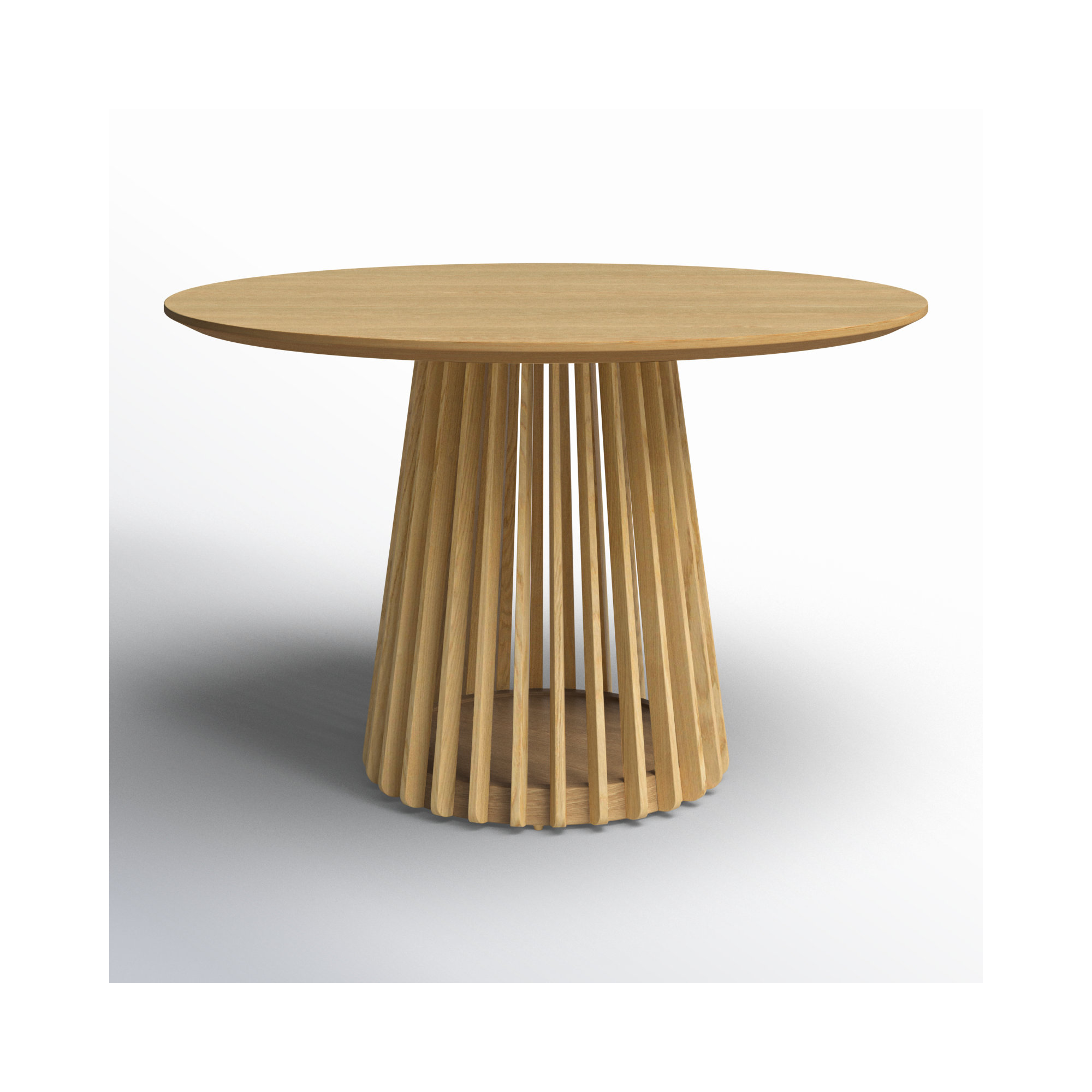 Burgal 47'' Round Dining Table, Brown